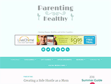Tablet Screenshot of parentinghealthy.com